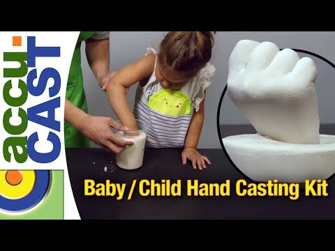 How To Cast a Baby or Child Hand Using the Accu-Cast™ Baby / Child Hand Casting Kit