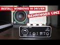 Behringer UM2 Setup Driver On Windows 10 Step By Step