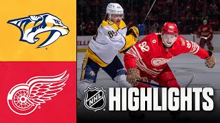 11월27일 내슈빌 디트로이트 NHL 하이라이트