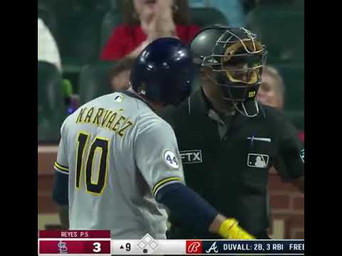 Omar Narvaez Got Ejected For Arguing Umpire's Call