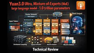This AI Model Changes Everything (Yuan 3.0 Ultra).  Scaling MoE Efficiency . 1 trillion parameters.