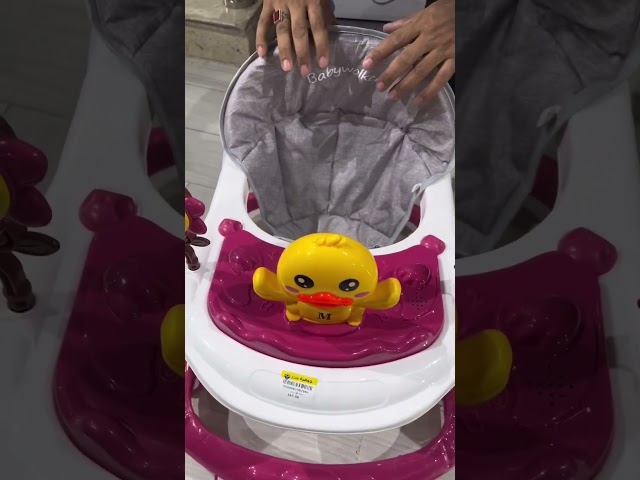 مشاية اطفال وردي