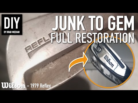Polish Your Golf Clubs to a Mirror Finish: 1979 Wilson Reflex Irons Tutorial