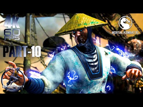 Mortal Kombat X Story Walkthrough Gameplay Part 10 RAIDEN [4k 60FPS RAY TRACING] - No Commentary