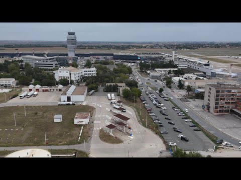 Pruga od Zemun Polja do aerodroma Nikola Tesla i do EXPO-a - dron snimak