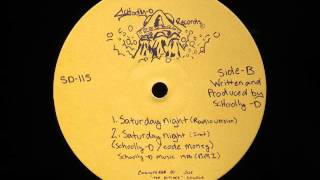 SCHOOLLY D - Saturday Night (12") / Side B - 1986