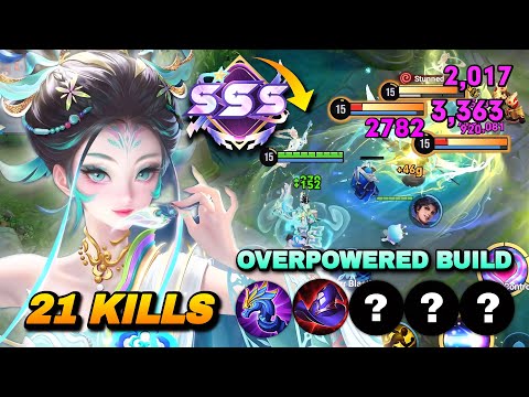 DAJI 21 KILLS USING THIS OVERPOWRED 1 SHOT DELETE BUILD! | HONOR OF KINGS