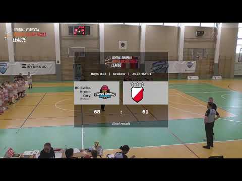 CEYBL U12, 1. 2. 2026, BC Swiss Krono Žary - Polonia Warszawa