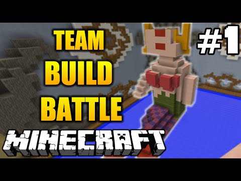 WHAT ARE THOSE! - Minecraft Team Build Battle [EP #1] - Minecraft HyPixel Funny Team Build Battle