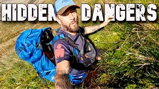 Hiking & Camping Alone in the Mountains | Stuck in a BOG in the Middle of Nowhere
