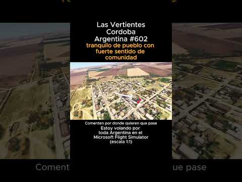 Las Vertientes, Cordoba desde el Microsoft Flight Simulator #lasvertientes #cordoba #msfs #joaha45