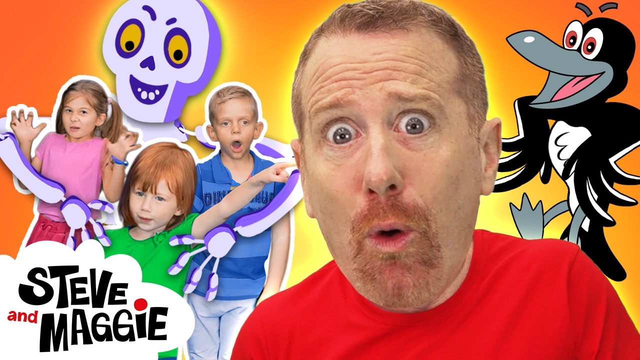 Halloween Party for Kids with Steve and Maggie | Haunted Doll’s House & Body Parts