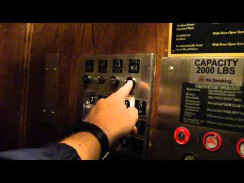 Vintage Otis Traction Elevators at Crowne Plaza, Clayton, MO