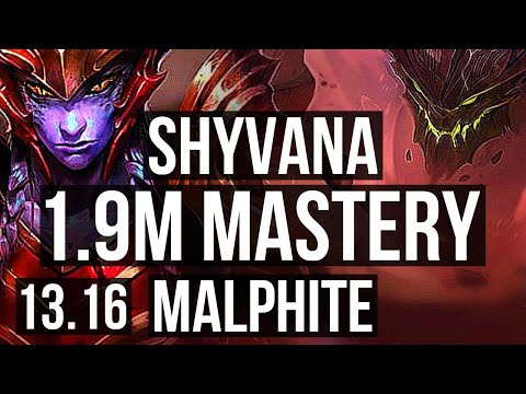 SHYVANA vs MALPH (TOP) | 1.9M mastery, 1000+ games, 4/2/7 | EUW Master | 13.16