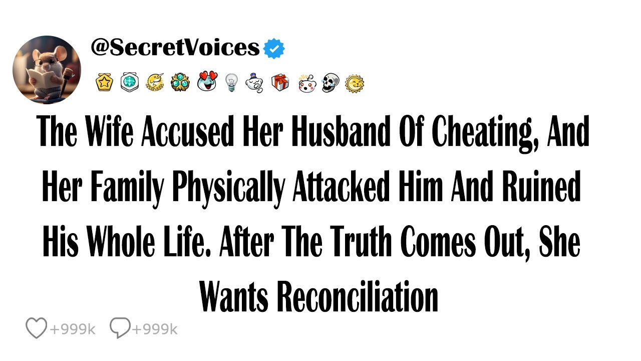 The Wife Accused Her Husband Of Cheating, And Her Family Physically Attacked Him And Ruined His W...