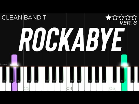 Clean Bandit - Rockabye (feat. Sean Paul & Anne-Marie) | EASY Piano Tutorial
