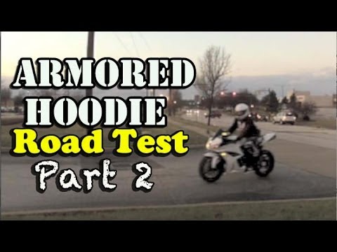(Part 2) Armored Hoodie Road Test - Speed & Strength Armored Motorcycle Hoodie Review Video