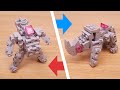 Micro LEGO brick Rhino transformer mech - FortRhino (similar to Rhinox)
