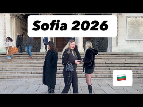 Walking in Sofia Bulgaria | Art, History & Old Town Streets 2026