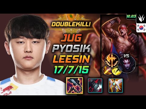 Pyosik Jungle Lee Sin Build Goredrinker Conqueror - Lee Sin Jungle vs Elise - LOL KR 12.23