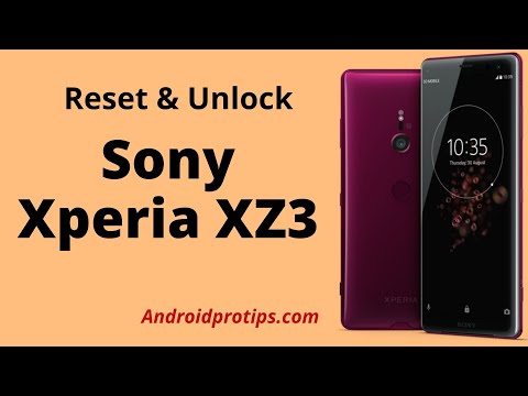 How to Reset & Unlock Sony Xperia XZ3