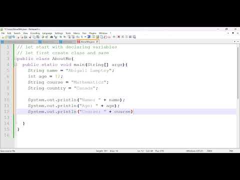 Declaring And Assigning Variables Java Basics