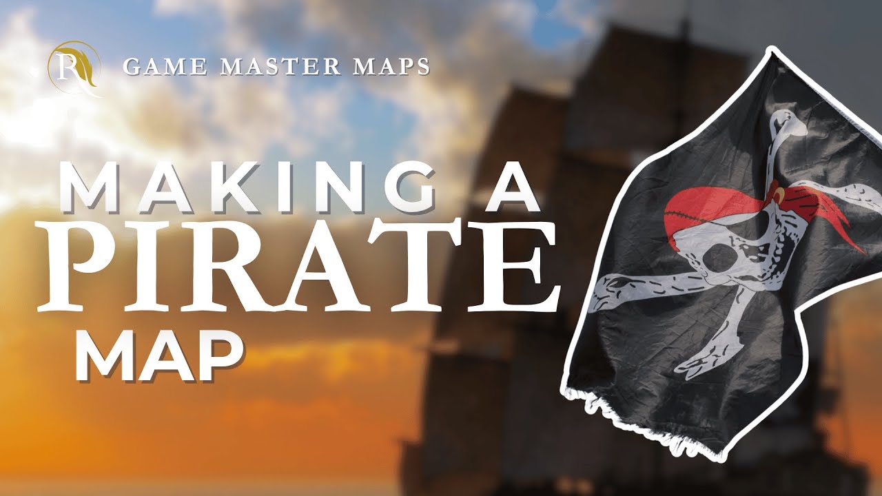 Cartographer's Trick to Making a GREAT Pirate Map