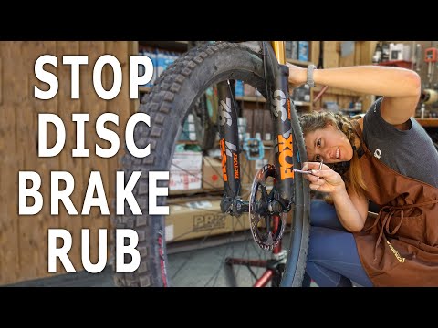 THREE DIFFERENT WAYS to center disc brakes and stop rotor rub | Syd Fixes Bikes