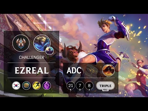 Ezreal ADC vs Sivir - KR Challenger Patch 9.15