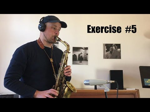 Basic Jazz Conception for Saxophone by Lennie Niehaus (Vol. 1) - Exercise #5