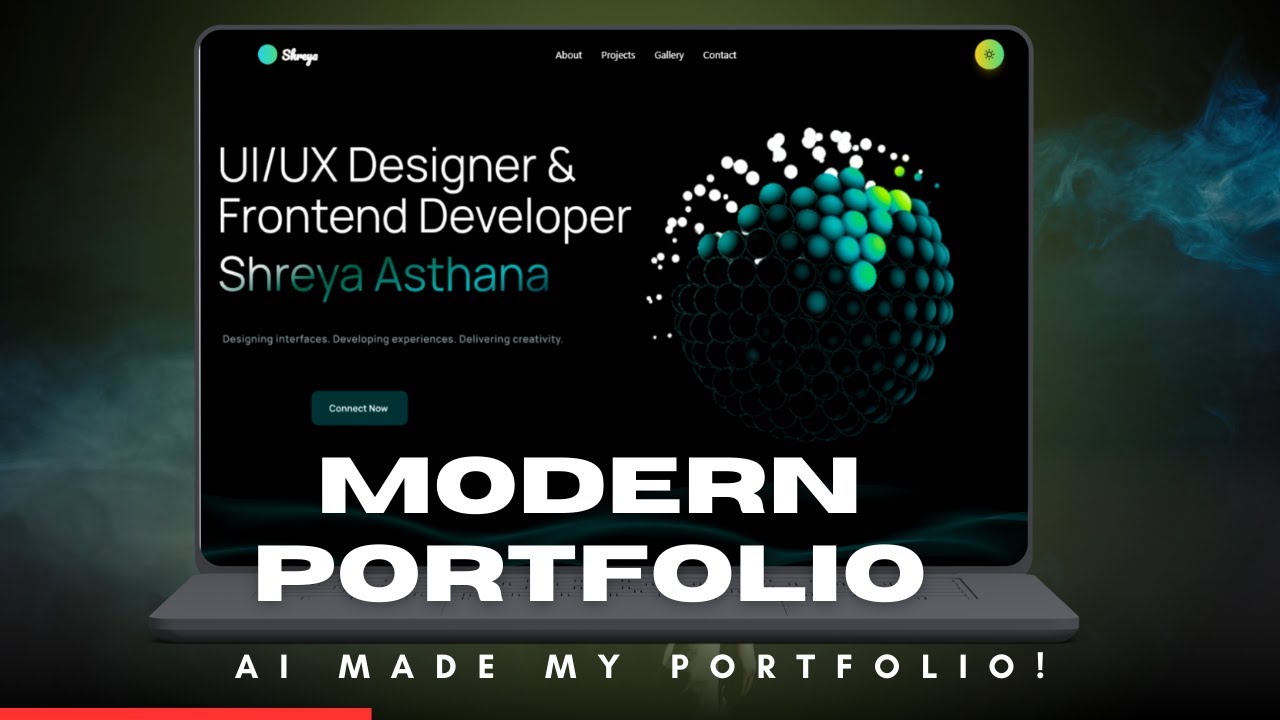 Build a 3D Portfolio Website with AI (No Code!) | Readdy AI + Spline