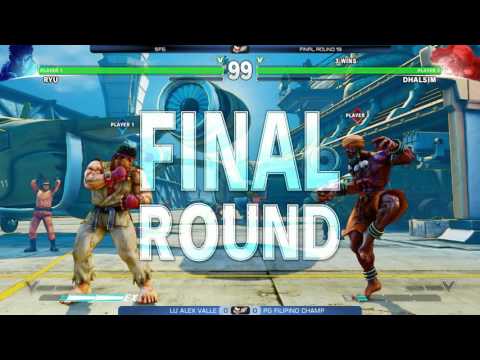 SF5 Casuals @ Final Round 19 - LU Alex Valle vs PG Fchamp [720p/60fps]