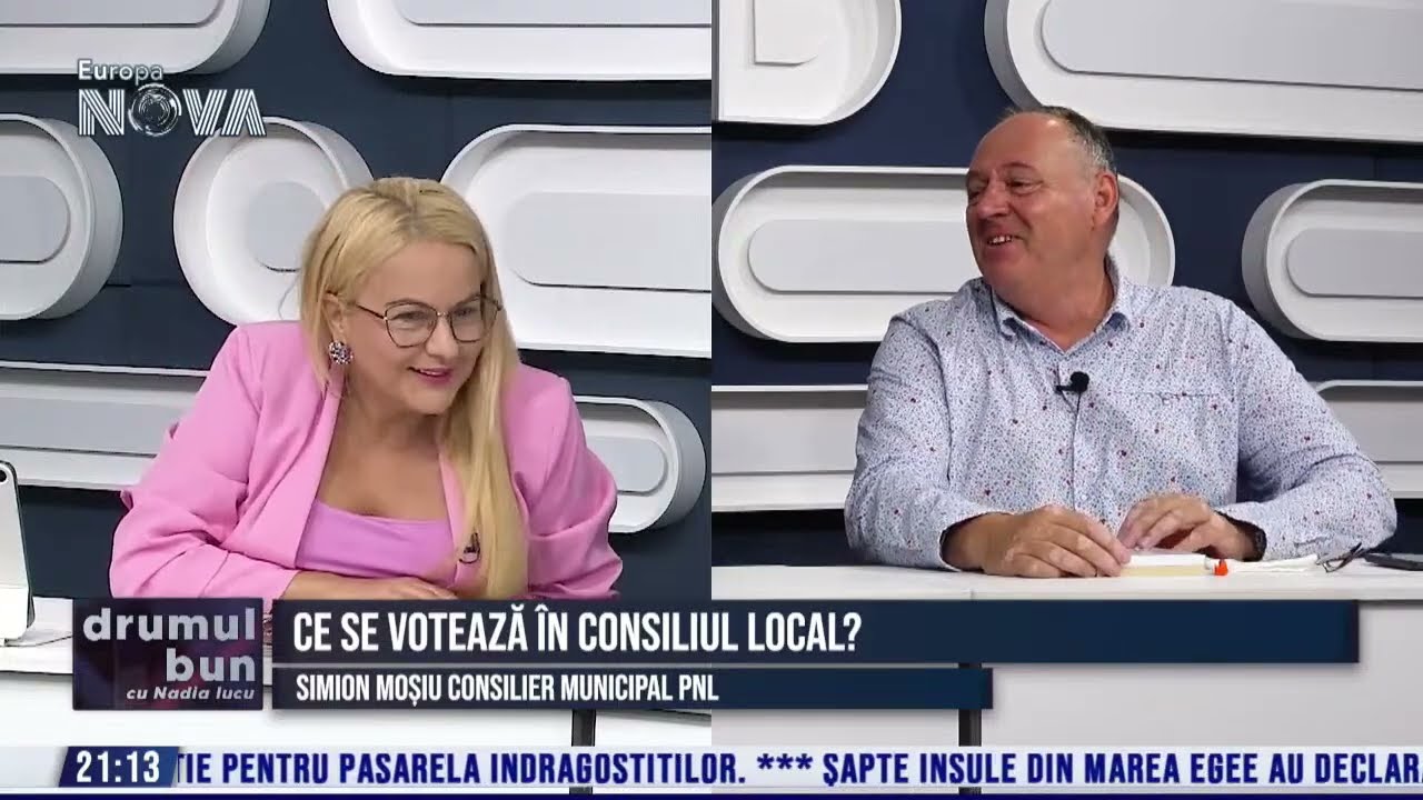 VIDEO (integral) emisiune Drumul Bun cu NADIA IUCU. Invitat: Simion Mosiu, consilier municipal PNL