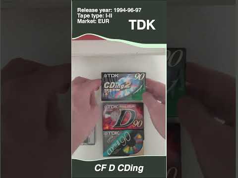 Discover one of the collectibles  — the TDK cassettes SF CDIng series 1994-97