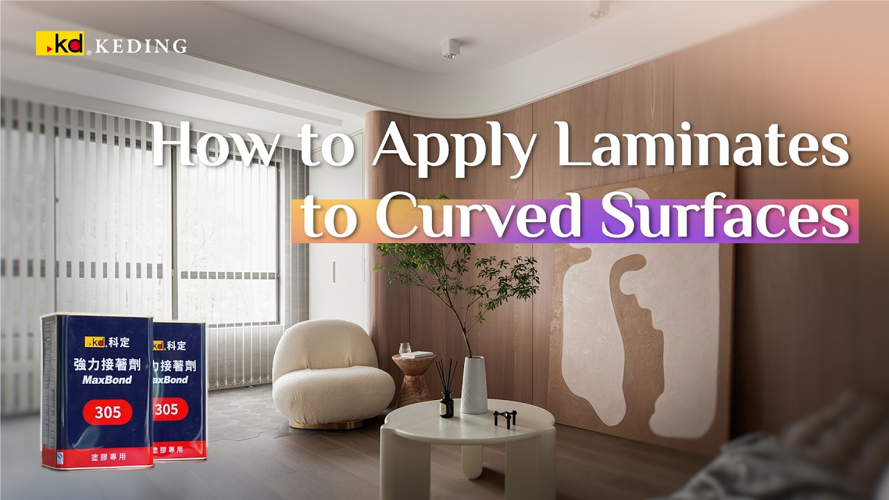 How to Apply Laminates to Curved Surfaces💫 | KEDING