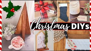 EASY DIY CHRISTMAS CRAFT IDEAS FOR ALL AGES - Scrap wood, Holiday tags, Christmas DT house frame