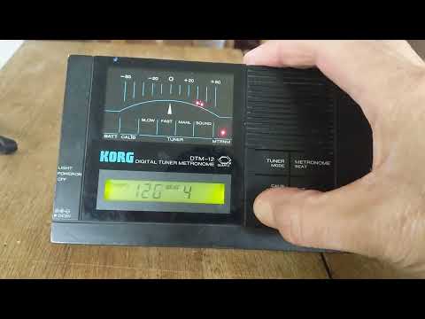 KORG DTM-12 DIGITAL TUNER METRONOME