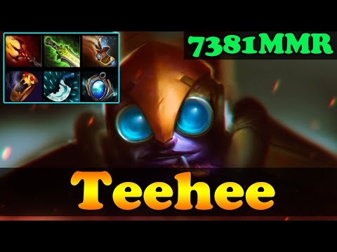 Dota 2 - Teehee 7381 MMR Plays Tinker Vol 1 - Ranked Match Gameplay!