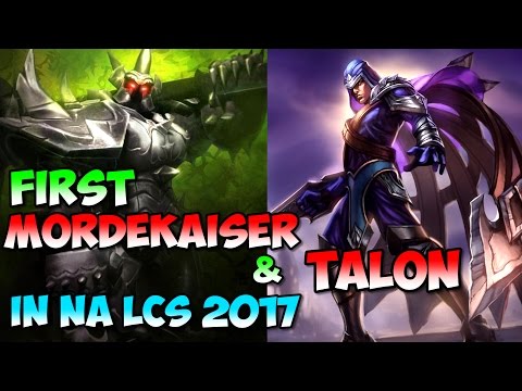 First Mordekaiser (bot) & Talon (vs.Zed) picks in NA LCS 2017 Flyquest vs Team Envy