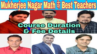 Best Math teacher in Mukherjee Nagar for ssc cgl