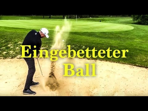 So spielen Sie den eingebetteten Ball im Bunker