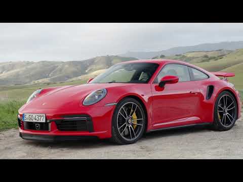 2021 PORSCHE 911 Turbo S (992) - driving, exterior, interior & CRAZY EXHAUST SOUND (Guards Red)