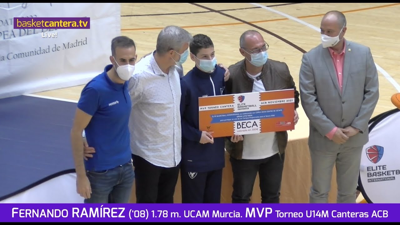 FERNANDO RAMÍREZ (08) 1.78 m. UCAM Murcia. MVP Torneo Infantil Canteras ACB 2021 #BasketCantera.TV