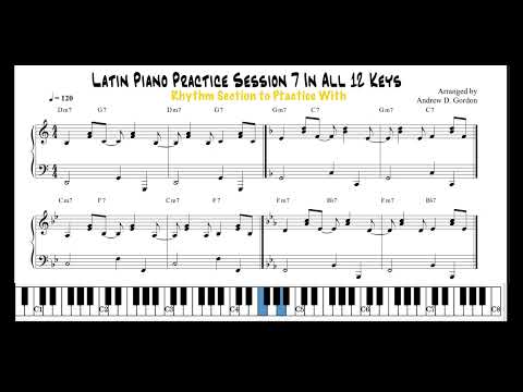 Latin Piano Riff of The Day In All 12 Keys