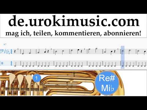 Tuba Lernen Ozuna - Dile Que Tu Me Quieres Tabulatur Teil#1 Übungen um-i995