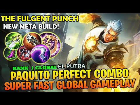 Paquito One Hit Build! Full Damage Item Build- El Putra Rank 1 Grobal MLBB