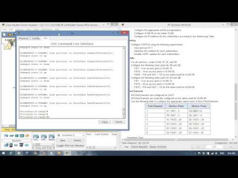 CCNA3 3.3.1.2 Packet Tracer   Skills Integration Challenge