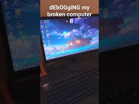 How i fix my broken computer part 2  #meme #funny