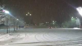 preview picture of video 'Snow drifting at BTC City'