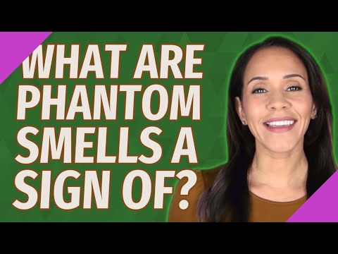 What are phantom smells a sign of